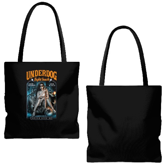 underdog fight back #2 Tote Bags (AOP)