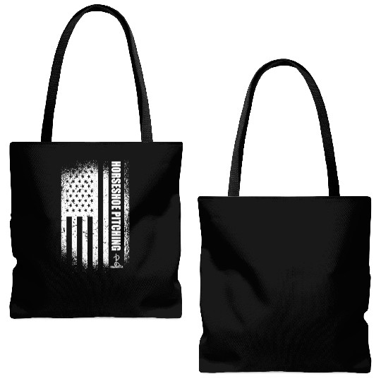 Horseshoe Pitcher Tote Bags (AOP)