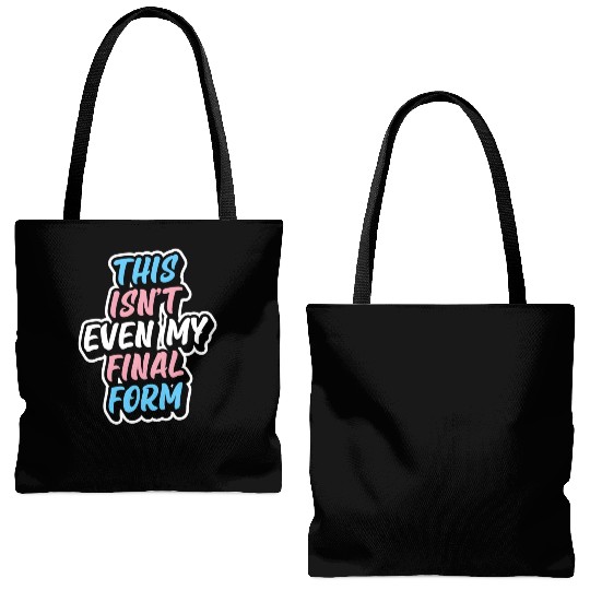 This Isn'T Even My Final Form Transgender Pride Fl Tote Bags (AOP)