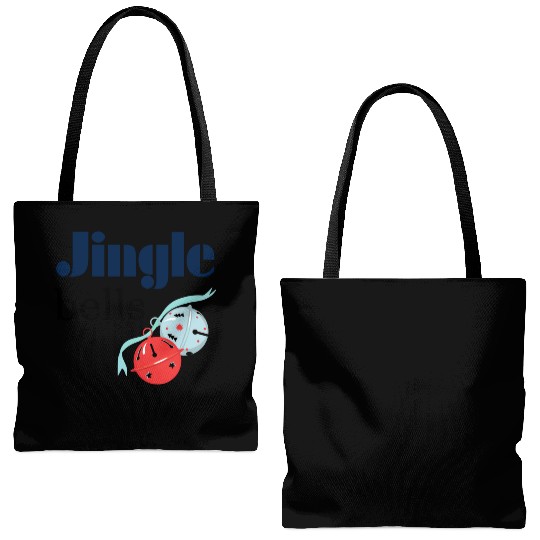 Jingle Bells Tote Bags (AOP)