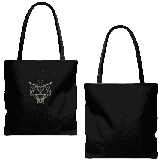 Black Panther All Power to the People Expect Tote Bags (AOP)