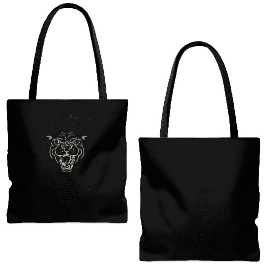 Black Panther All Power to the People Expect Tote Bags (AOP)