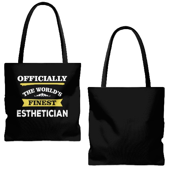 The World's Finest Esthetician Tote Bags (AOP)