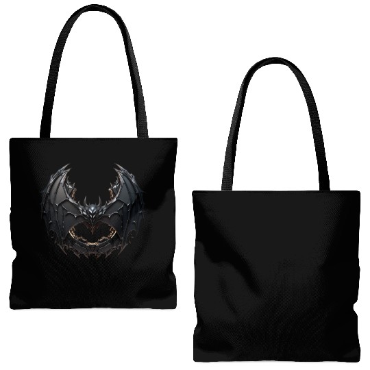 Robot Bat Tote Bags (AOP)
