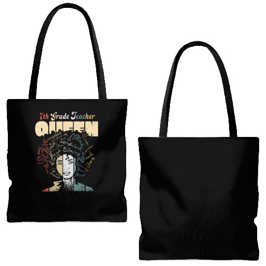 7th Grade Teacher Black History Month Tote Bags (AOP)