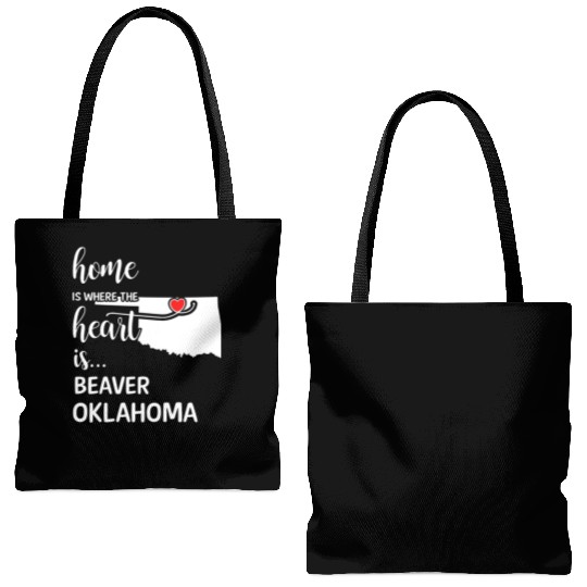 Beaver County Oklahoma Is Where My Heart Is Gift Tote Bags (AOP)