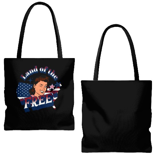 Land of the "Free" Tote Bags (AOP)