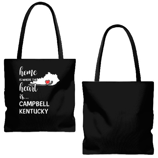 Campbell County Kentucky Is Where My Heart Is Gift Tote Bags (AOP)