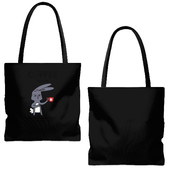 Coffee, Because Adulting is Hard Tote Bags (AOP)