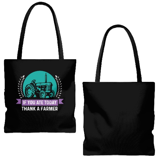 Thank a Farmer Thankful Person Gift Tote Bags (AOP)