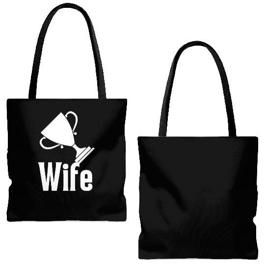 Trophy Wife Tote Bags (AOP)