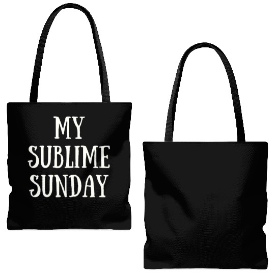 My Sublime Sunday Tote Bags (AOP)