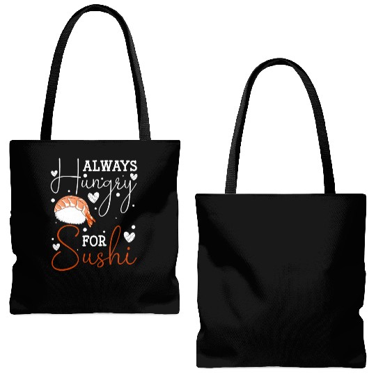 Japanese Fish Maki Cuisine Tote Bags (AOP)
