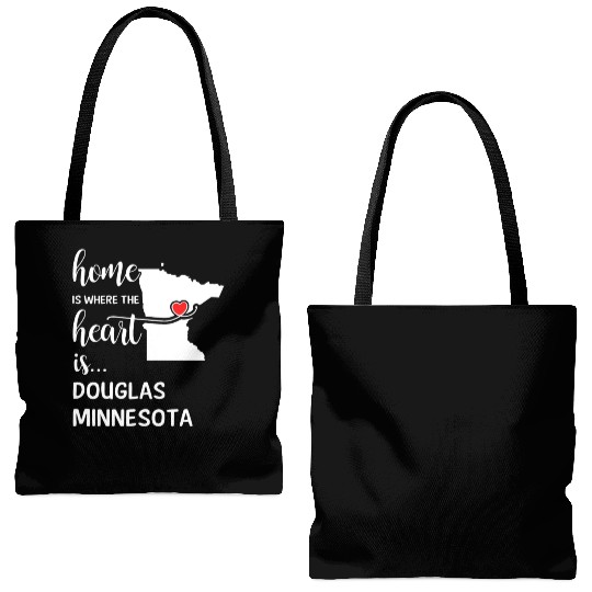 Douglas County Minnesota Is Where My Heart Is Gift Tote Bags (AOP)