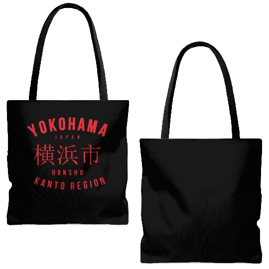 Yokohama City Japan Tote Bags (AOP)