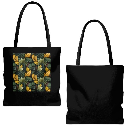 Fall Leaves Pattern Tote Bags (AOP)