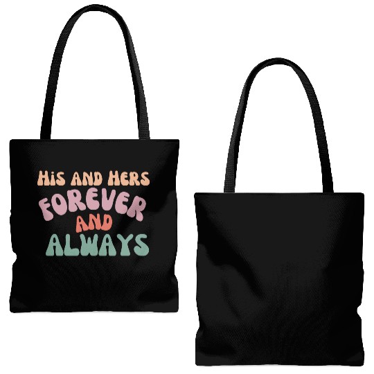 His and Hers Tote Bags (AOP)