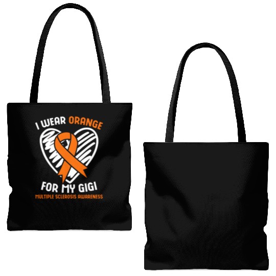 I Wear Orange For My Gigi Multiple Sclerosis Aware Tote Bags (AOP)