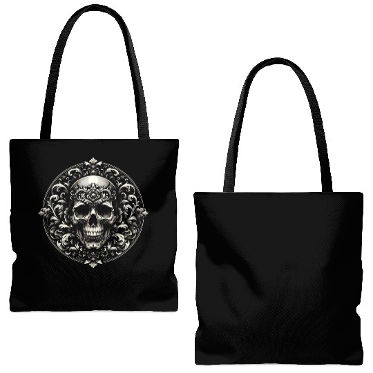 Baroque Elegance Tote Bags (AOP)