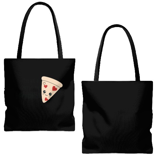 you got a pizza of my heart funny valentines day Tote Bags (AOP)