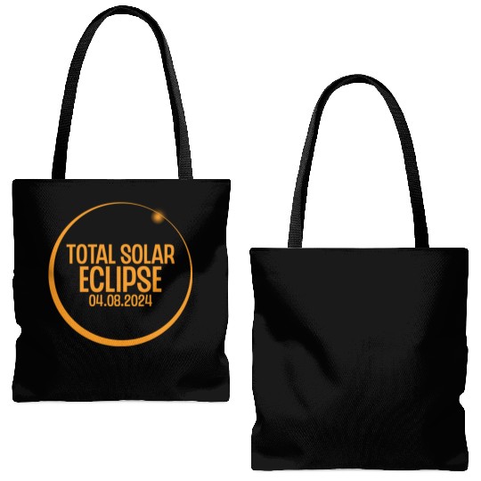 Total Eclipse Map Path of Totality Lover April 8, Tote Bags (AOP)