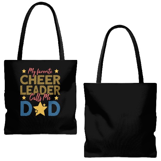 Cheerleader Dad Tote Bags (AOP)