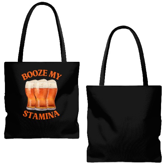 FUNNY IRISH BEER Tote Bags (AOP)