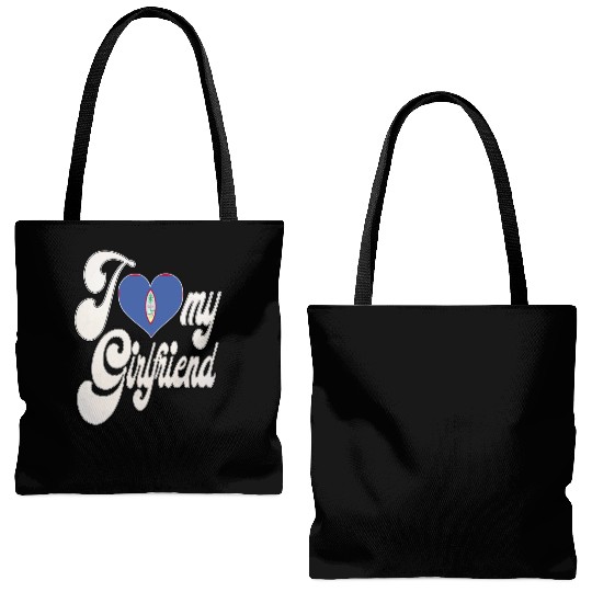GuamI Love My Guam Girlfriend Tote Bags (AOP)