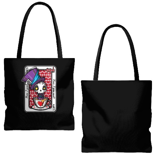 Mad Hatter Tote Bags (AOP)