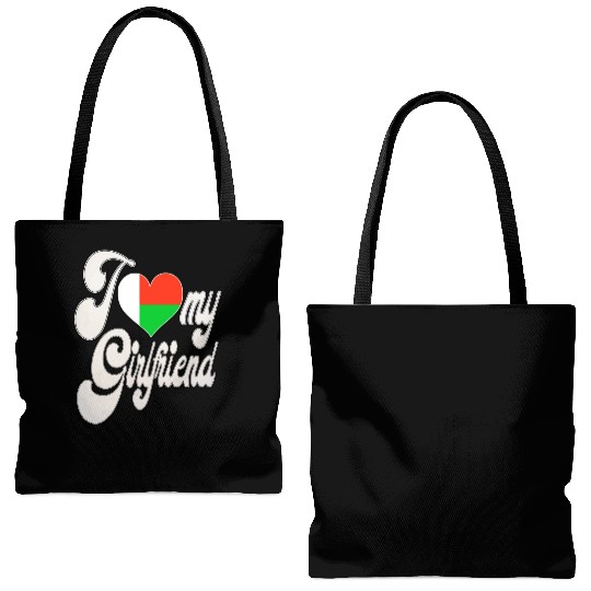 MadagascarI Love My Malagasy Girlfriend Tote Bags (AOP)