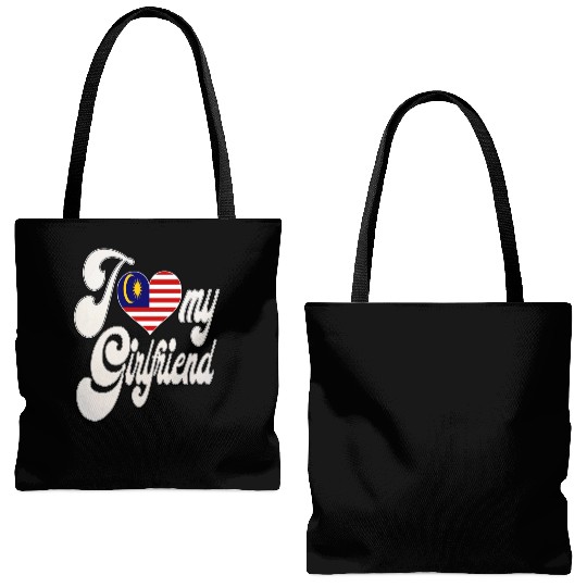 MalaysiaI Love My Malaysian Girlfriend Tote Bags (AOP)