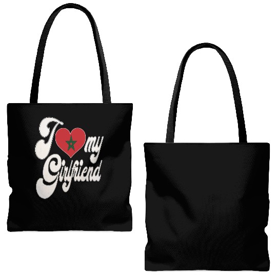 MoroccoI Love My Moroccan Girlfriend Tote Bags (AOP)