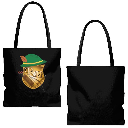 Robin Hood the Archer (and His Items) R&H letters Tote Bags (AOP)