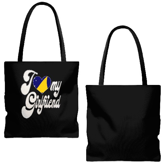 TokelauI Love My Tokelauan Girlfriend Tote Bags (AOP)