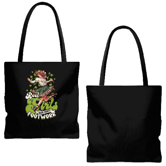 Irish Dance Reel Girls Have Fancy Footwork Tote Bags (AOP)