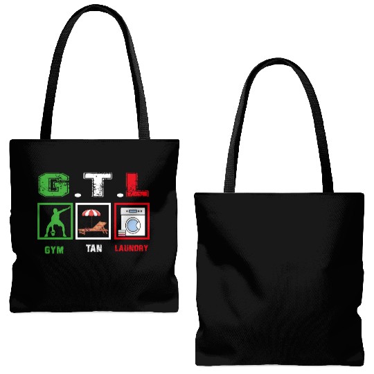 Gym Tan Laundry GTL New Italian Flag apparel Tote Bags (AOP)