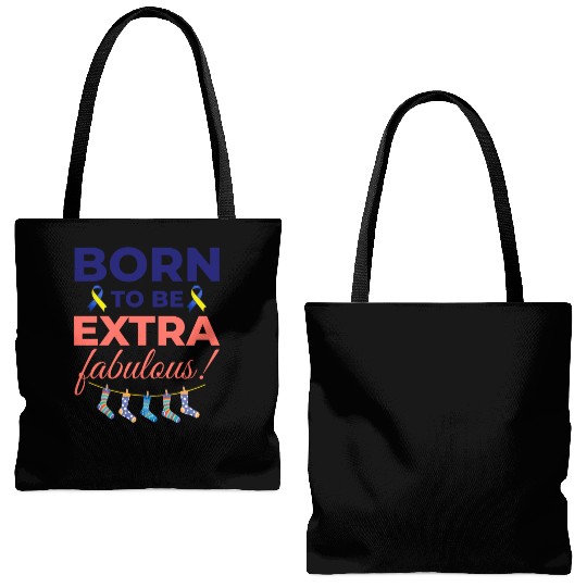Down Syndrome Awareness Extra Fabulous Tote Bags (AOP)
