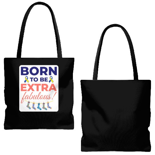 Down Syndrome Awareness Extra Fabulous Tote Bags (AOP)