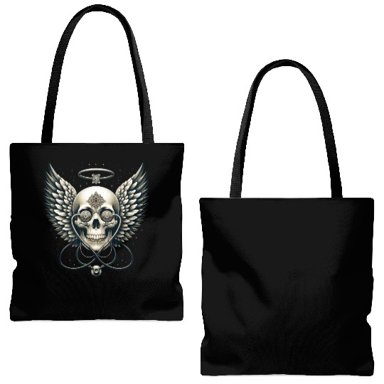 Guardian Embrace Skull Tote Bags (AOP) NICU Mom's Hope and