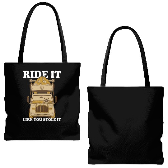 Funny Raccoons Trash Panda Racoon Lovers Tote Bags (AOP)