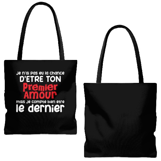 Humour saint valentin Homme Femme Premier Déclarat Tote Bags (AOP)