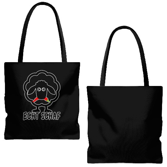Sheep North German Lamb Shepherd Tote Bags (AOP)