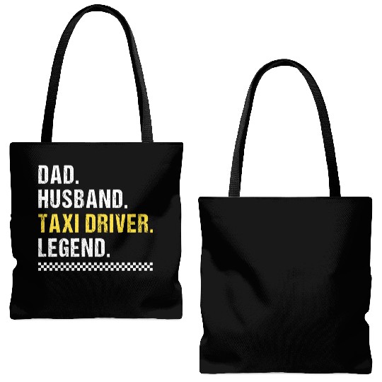 Dad Taxi Driver Tote Bags (AOP)