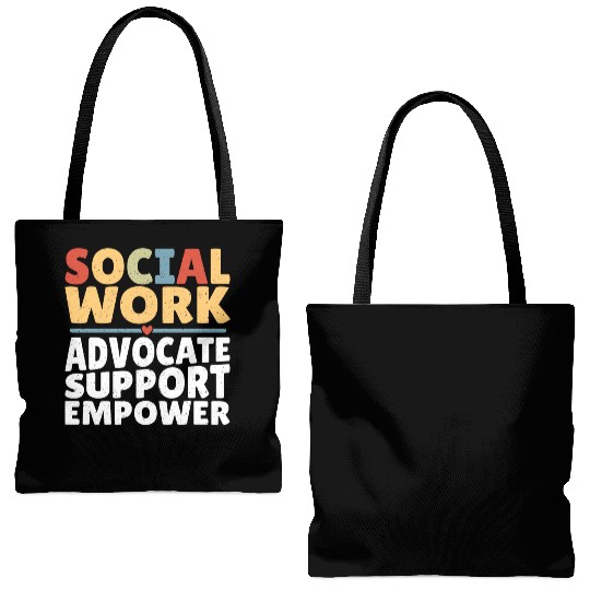 Political Science Social Works LCSW Social Worker Tote Bags (AOP)