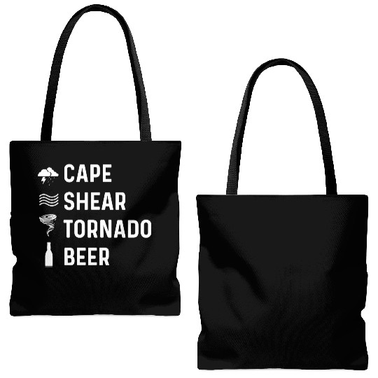 Cape Shear Tornado Forecaster Gift Tote Bags (AOP)