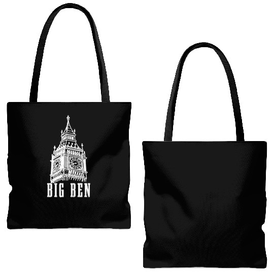 Big Ben London England UK Souvenir Gift Tote Bags (AOP)