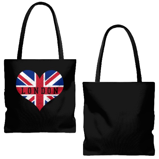 London England UK Souvenir Gift Tote Bags (AOP)