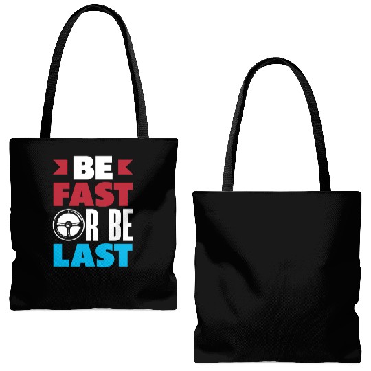 Funny Drag Race Drag Racing Gift Tote Bags (AOP)