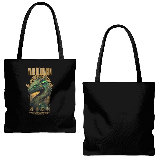 Year of the Dragon Tote Bags (AOP)