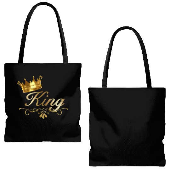 King Icon Tote Bags (AOP)